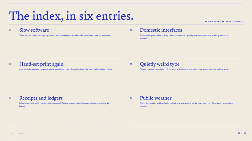 Cobalt Grid HTML presentation template mid-deck reference