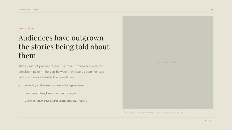 Grove HTML presentation template mid-deck reference