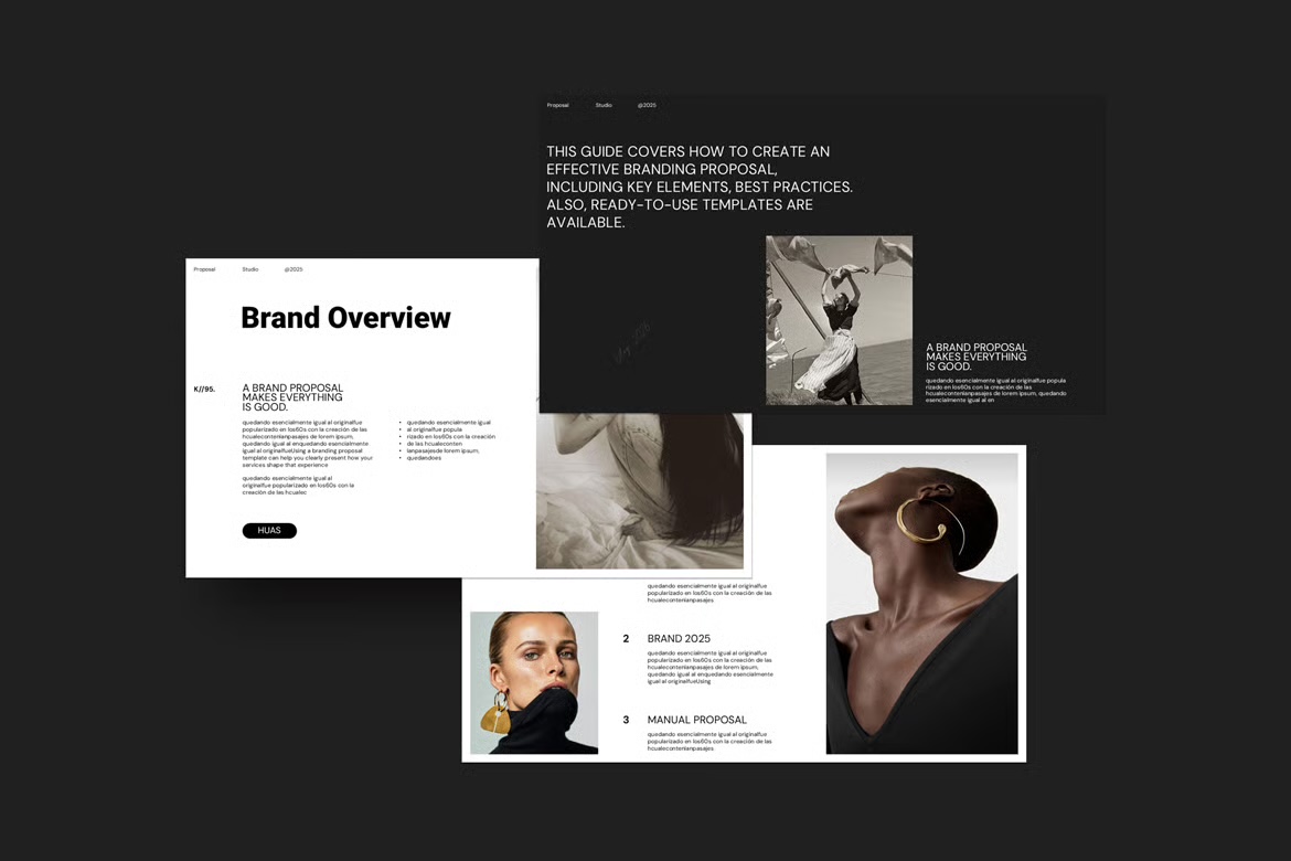 Huas Brand Proposal Keynote Presentation preview