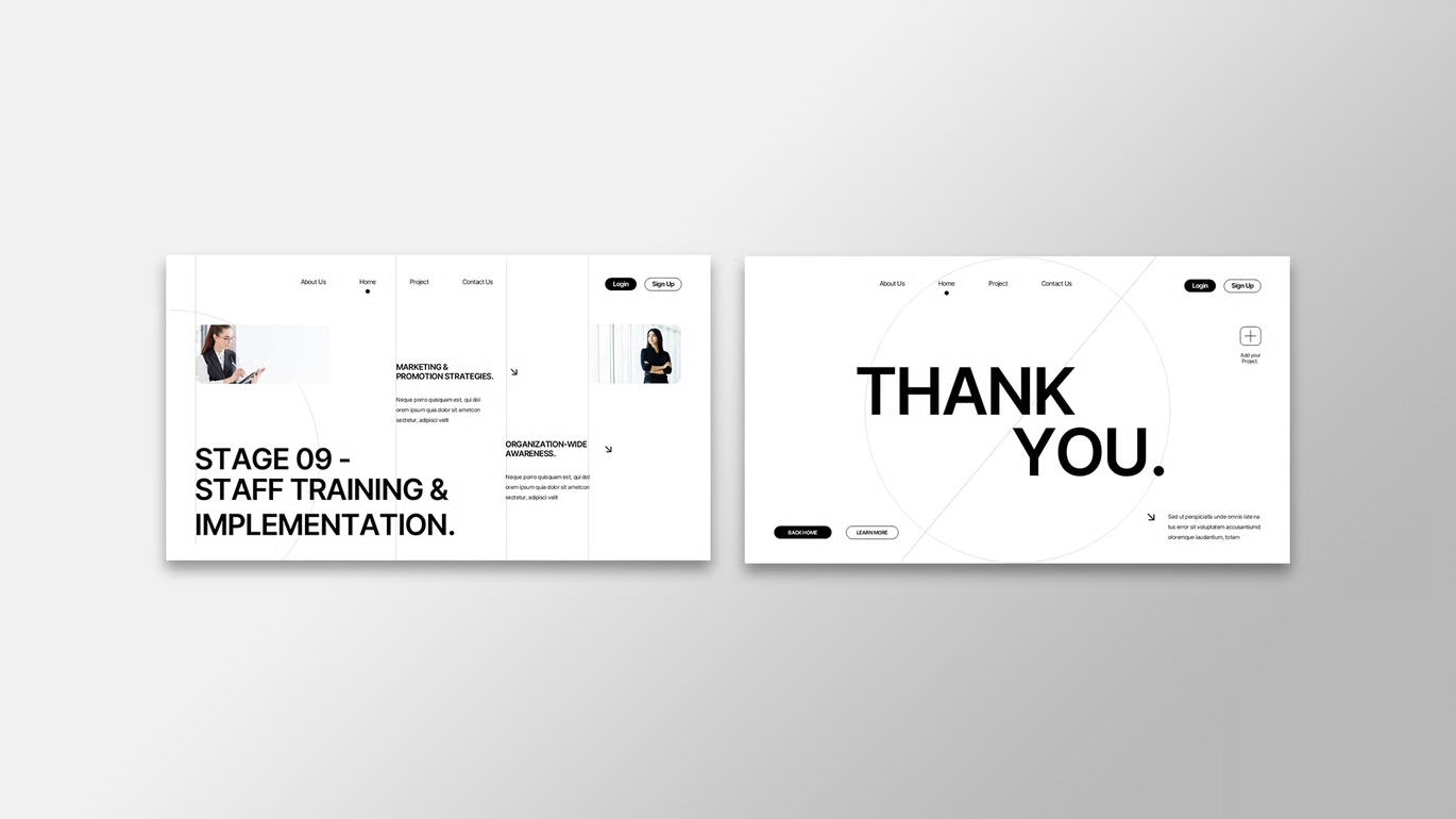 Modern Dark & Light Business Project Proposal 004 preview