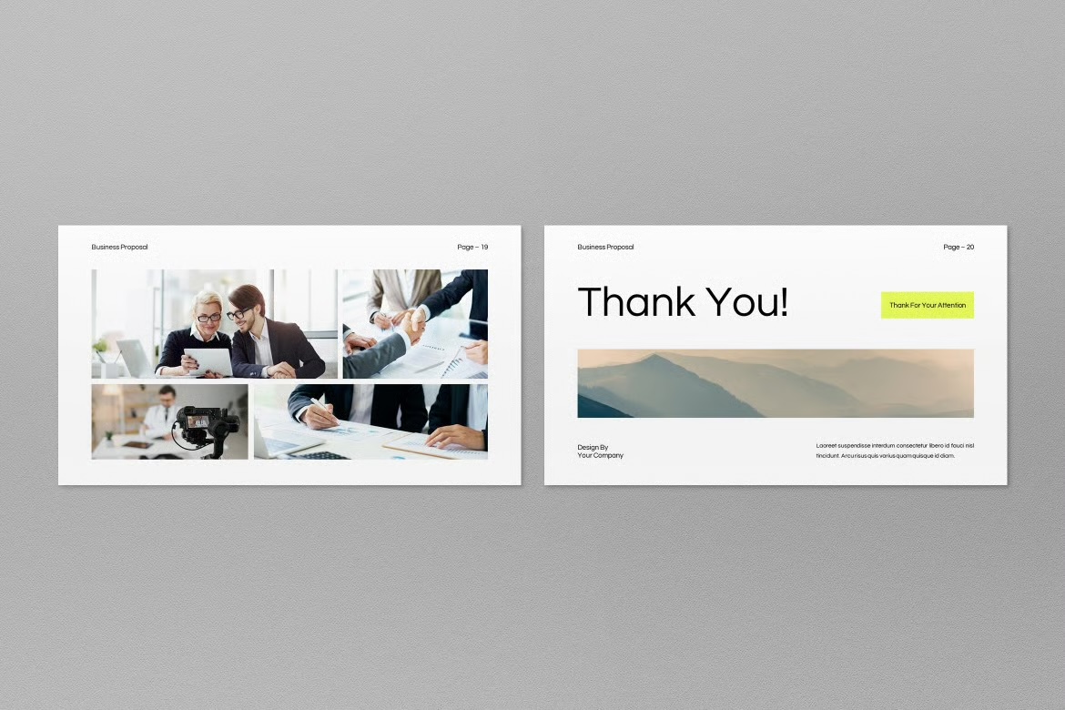 Business Proposal Google Slide preview