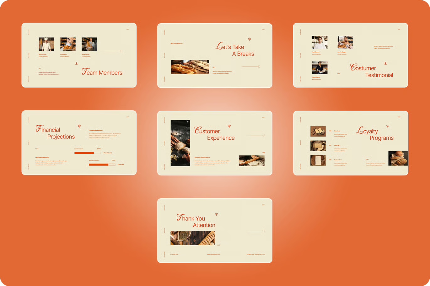 Brown Orange Minimalist Pitch Deck GSL • 003 preview