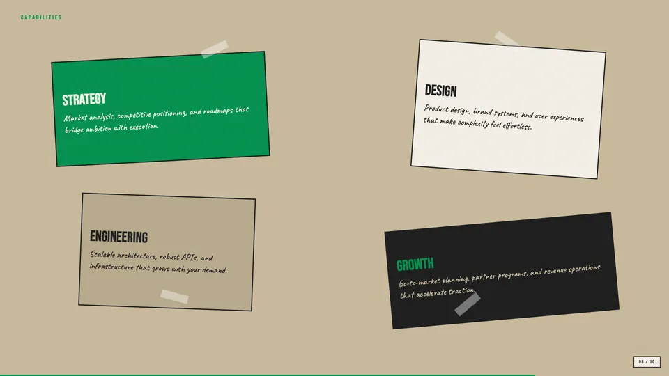 Retro Zine HTML presentation template later slide reference